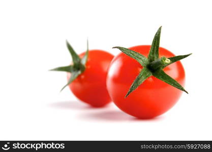 Studio shot of cherry tomatoes