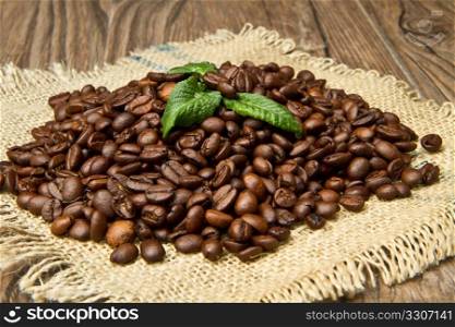 Studio Shot of Coffee Beans
