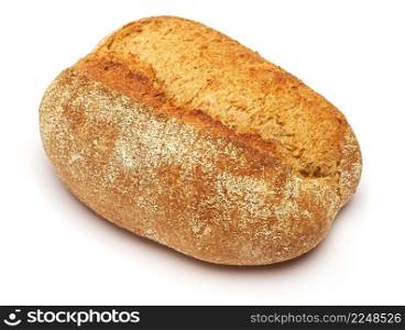 Studio shot of Loaf of bread isolated on a white background. High quality photo. Studio shot of Loaf of bread isolated on a white background