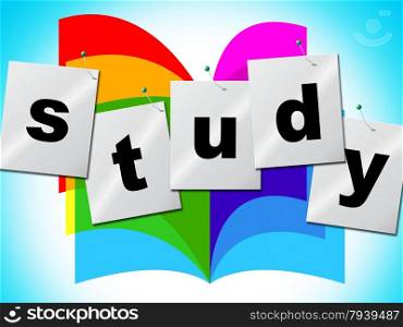 Study Education Showing School Studying And Training