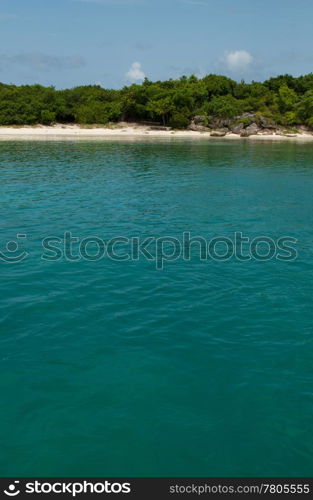 stunning deserted beach in Antigua, Caribbean