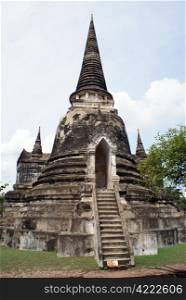 Stupa in at hra Si Sanphet in Ayuthaya, Thailand
