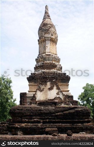 Stupa in Chedi Chet Thaew, Si Satchanalai, Thailand