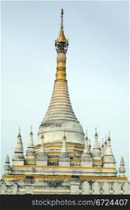 Stupa in monastery Maha Aung, Mye, Bon, Zan, Mandalay, Myanmar
