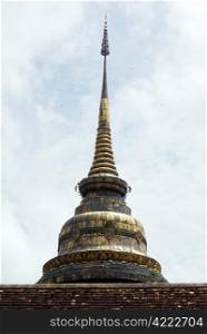 Stupa in Wat Lampang Luang, Lanna Thai, Thailand