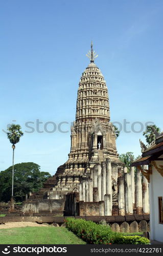 Stupa in wat Phra Si Ratana Mahaphat, Si Satchanalai, Thailand