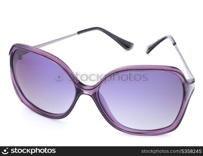 Stylish female sunglasses isolated on white background cutout