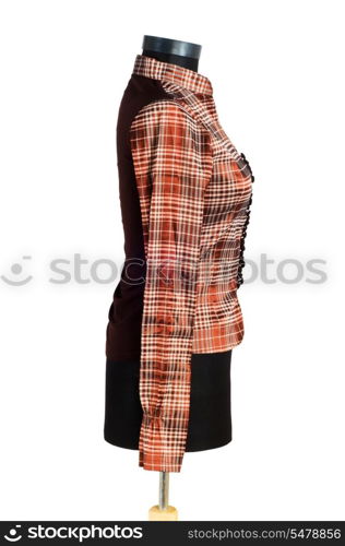 Stylish jacket isolated on the white background