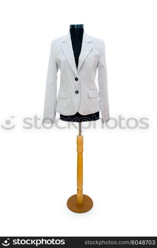 Stylish jacket isolated on the white background