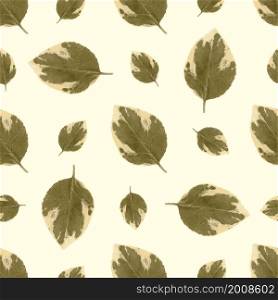 Stylish pattern with autumn leaves. Leaf fall. Autumn pattern. A modern pattern for wallcoverings, fabrics and textiles.. Stylish pattern with autumn leaves. Leaf fall. Autumn pattern. A modern pattern for wallcoverings, fabrics and textiles