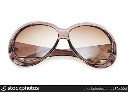 Stylish sunglasses isolated on the white background&#xA;