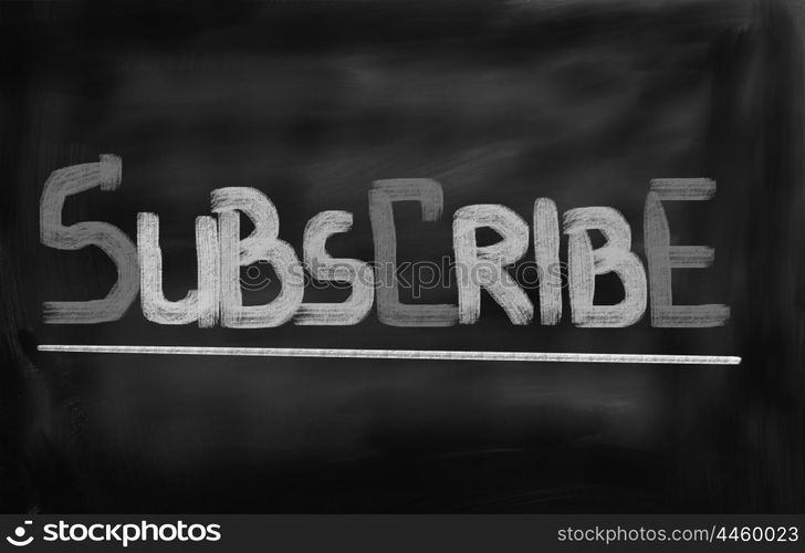 Subscribe Concept