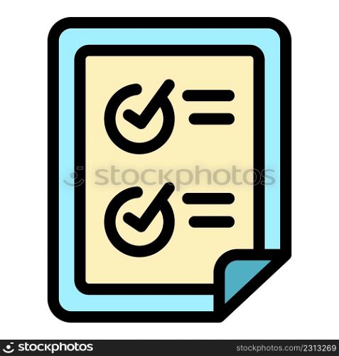 Subscription points icon. Outline subscription points vector icon color flat isolated. Subscription points icon color outline vector