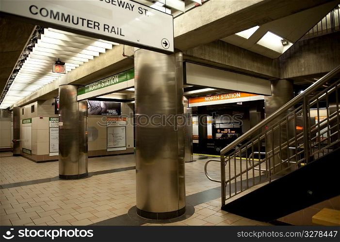 Subway in Boston Boston, Massachusetts, USA