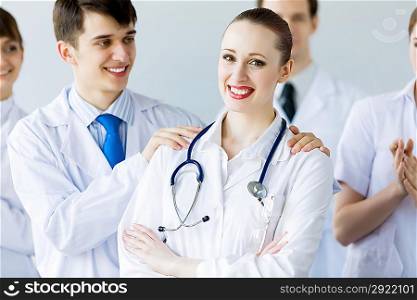 Successful female doctor