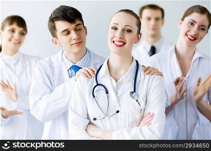 Successful female doctor