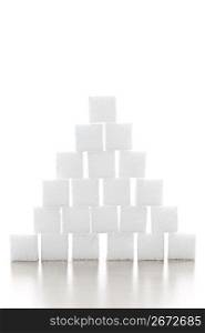 Sugar cube pyramid