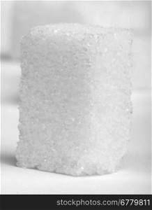 Sugar lumps on white isolated. Studio shot