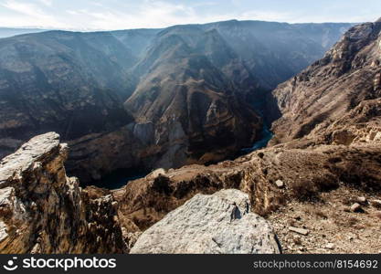 Sulak canyon. Chirkeyskaya HPP. Nature Of The Caucasus. Dagestan, Russia.. Sulak canyon. Chirkeyskaya HPP.Nature Of The Caucasus. Dagestan, Russia.