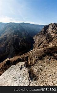 Sulak canyon. Chirkeyskaya HPP. Nature Of The Caucasus. Dagestan, Russia.. Sulak canyon. Chirkeyskaya HPP.Nature Of The Caucasus. Dagestan, Russia.