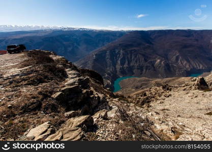 Sulak canyon. Chirkeyskaya HPP. Nature Of The Caucasus. Sights Of The CaucasusDagestan, Russia.. Sulak canyon.Chirkeyskaya HPP.Nature Of The Caucasus.Sights Of The Caucasus