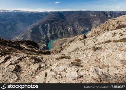 Sulak canyon. Chirkeyskaya HPP. Nature Of The Caucasus. Sights Of The CaucasusDagestan, Russia.. Sulak canyon.Chirkeyskaya HPP.Nature Of The Caucasus.Sights Of The Caucasus