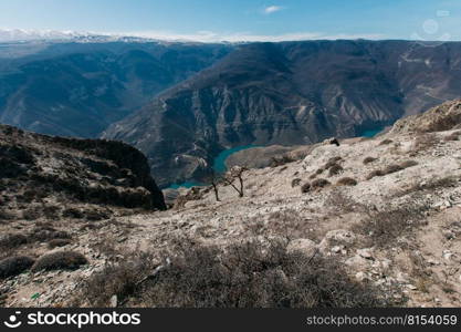 Sulak canyon. Chirkeyskaya HPP. Nature Of The Caucasus. Sights Of The CaucasusDagestan, Russia.. Sulak canyon.Chirkeyskaya HPP.Nature Of The Caucasus.Sights Of The Caucasus