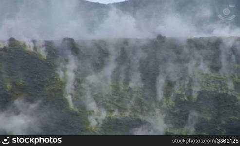 Sulfurous fumaroles, Vulcano, Italy