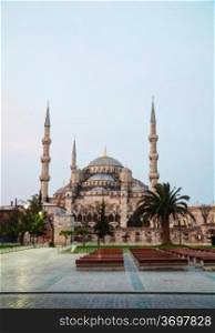 Sultan Ahmed Mosque (Blue Mosque) in Istanbul in the morning