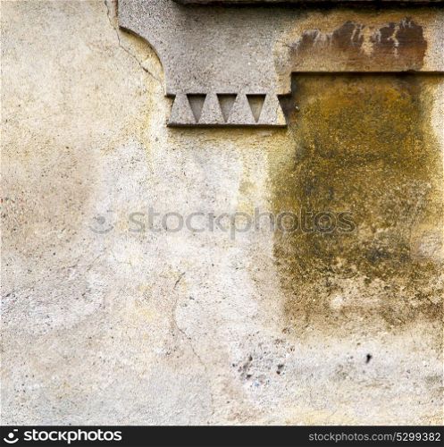 sumirago lombardy italy varese abstract wall of a curch broke brike pattern sunny day