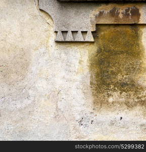 sumirago lombardy italy varese abstract wall of a curch broke brike pattern sunny day