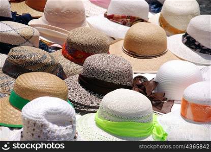 Summer hat market stall