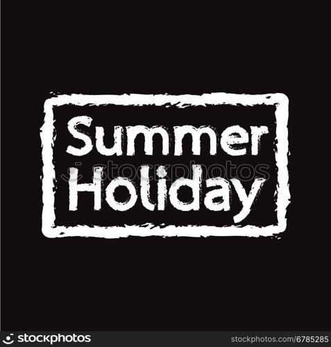 Summer holidays Illustration design