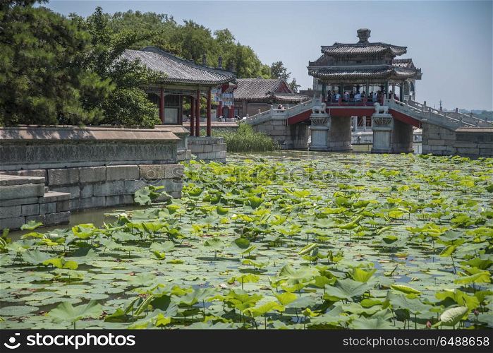 Summer Imperial Palace on the outskirts of Beijing. China. Summer Imperial Palace on the outskirts of Beijing