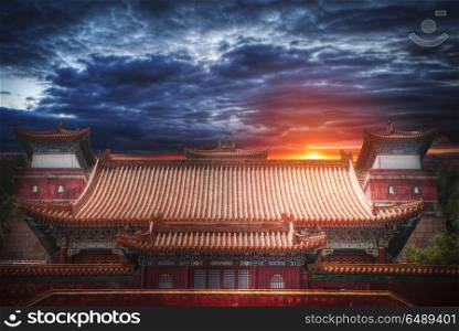 Summer Imperial Palace on the outskirts of Beijing. China. Summer Imperial Palace on the outskirts of Beijing