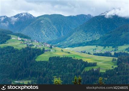 Summer mountain country view (Italy, Europe)