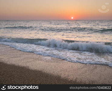 Summer on the sea beach. Element of design.