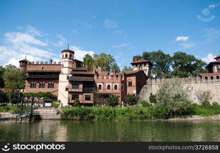 Summer Piemonte attraction medieval in Turin