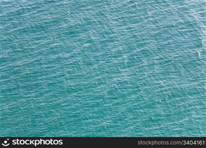 Summer sea blue water surface view