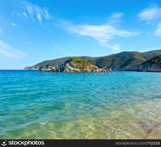 Summer sea coast landscape, Halkidiki, Sithonia, Greece