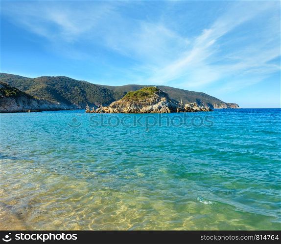 Summer sea coast landscape, Halkidiki, Sithonia, Greece