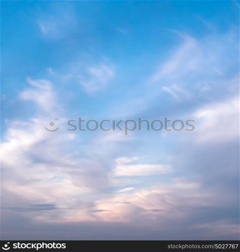 Summer sky and clouds atmosphere. Tropical day. Summer sky and clouds atmosphere