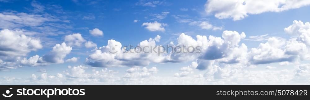 Summer sky and clouds atmosphere. Tropical day. Summer sky and clouds atmosphere