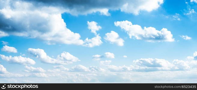 Summer sky and clouds. Summer sky and clouds. Nature outdoor background. Summer sky and clouds