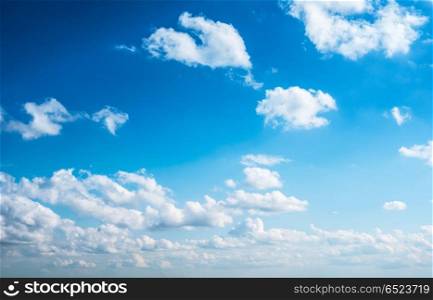 Summer sky and clouds. Summer sky and clouds. Nature outdoor background. Summer sky and clouds