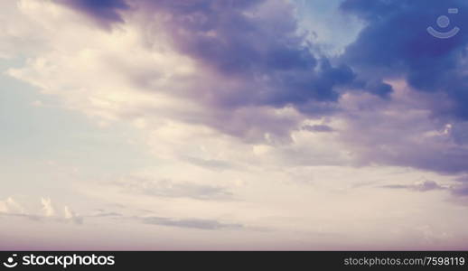 Summer sky. Tropical clear background. Summer sky