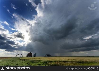 Summer Storms in the Canadian Prairies Dramatic Scenes Summer Storms in the Canadian Prairies Dramatic Scenes