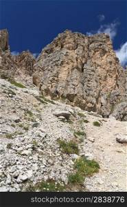 summer view of Gran Cir mount, Trentino alto Adige, Italy