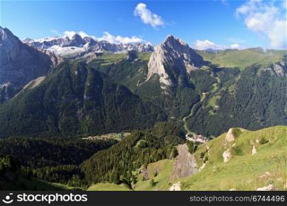 summer view of Saint NicolA? valley, Trentino, Italy