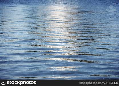 Sun reflections in water, Washington DC, USA